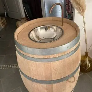 Fontaine à cocktail "tonneau authentique"